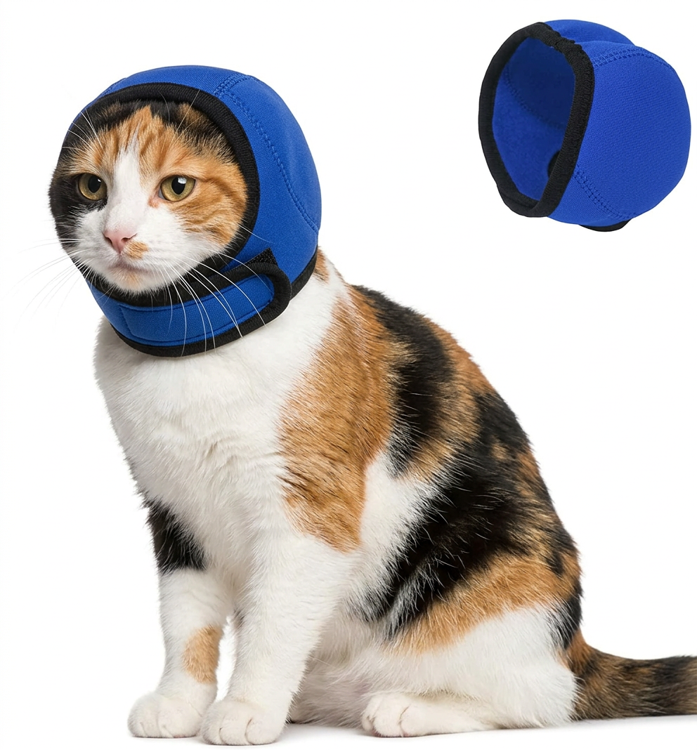 Orejeras antiruido que calman a tu gato